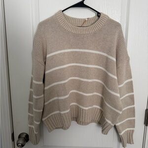 Quince Striped Crew Sweater